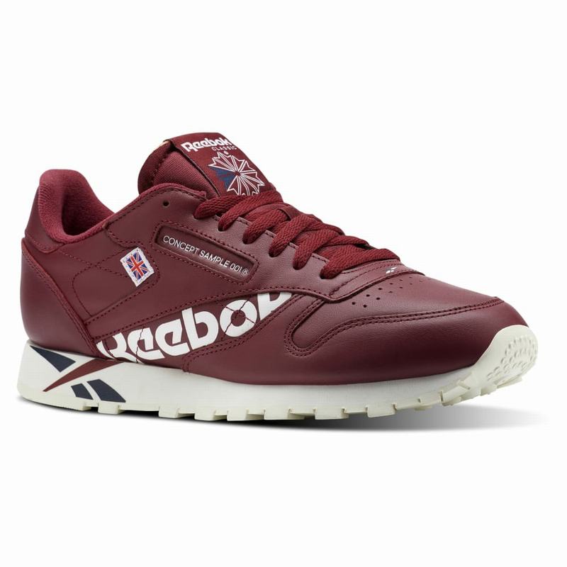 Tenisi Reebok Classic Leather Mu Barbati Visinii/Albi/Bleumarin Romania GO5967IT